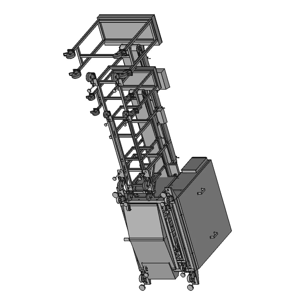 Salmon (Red) Caviar Producing Machine - Downloadable CAD Representation_60_30_degree_snapshot