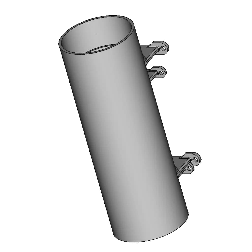 Nasa Challenge Gyroid Heat Exchanger - Standard Mechanical Component_60_30_degree_snapshot