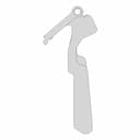 The Trigger Of The Gasoline Cutter | 3D Engineering Design File_0_0_degree_snapshot