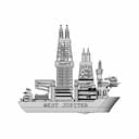 Drill Ship Miniature - Downloadable CAD Representation_0_0_degree_snapshot