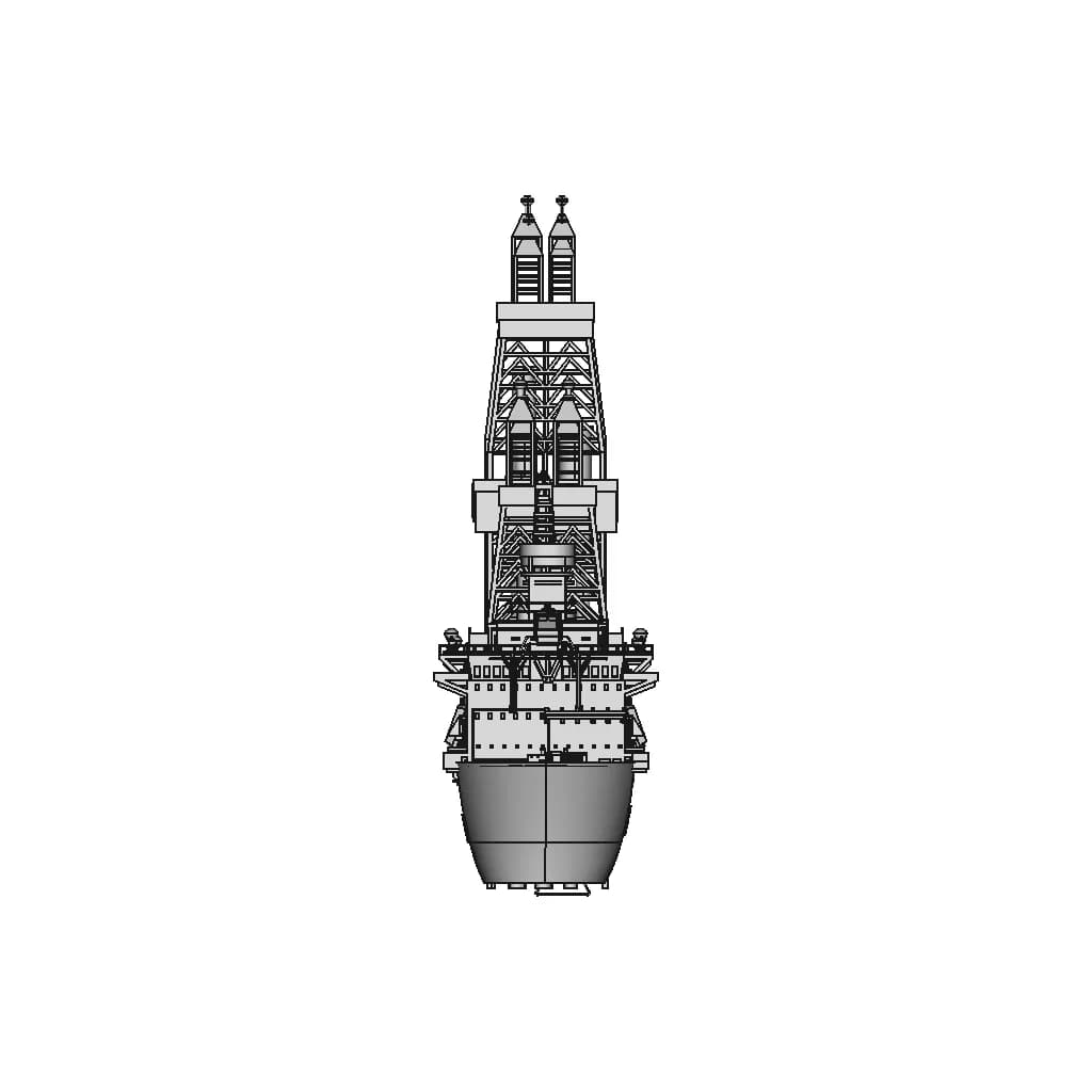 Drill Ship Miniature - Downloadable CAD Representation_0_90_degree_snapshot