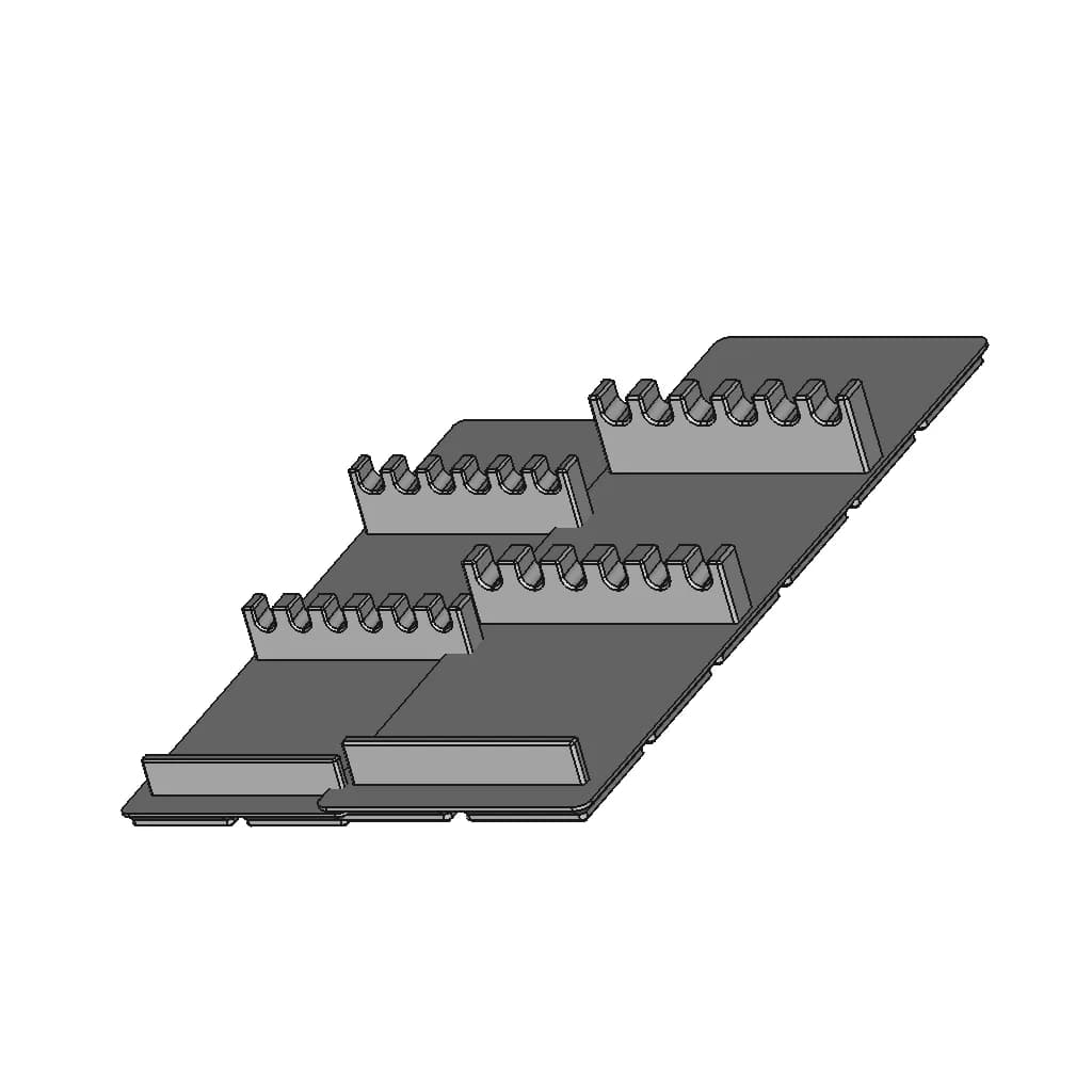 Gridfinity Chopsticks Holder | High-Quality CAD Model_60_30_degree_snapshot