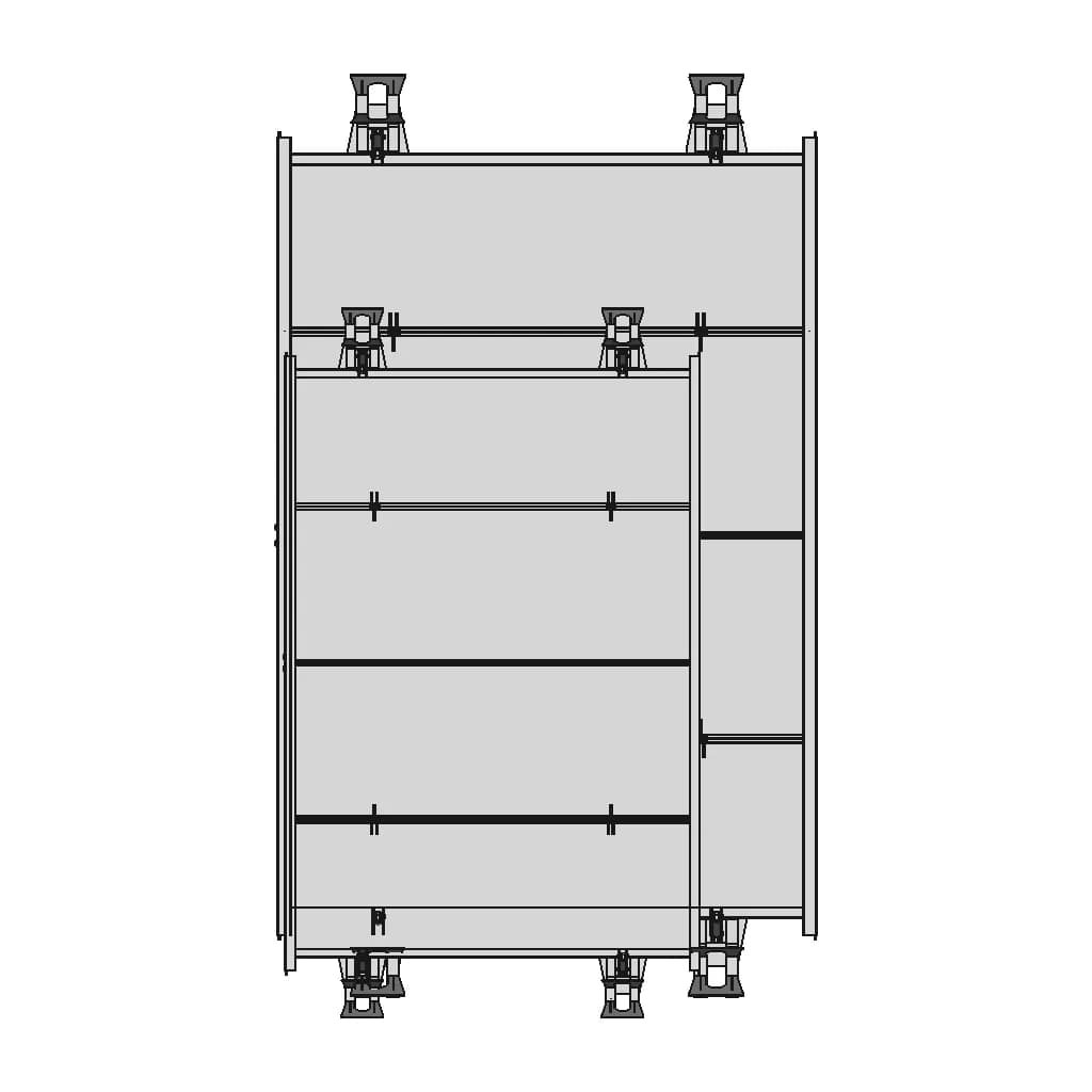 Cargo Ship'S Hatch Covers Type Folding | 3D Engineering Design File_90_0_degree_snapshot