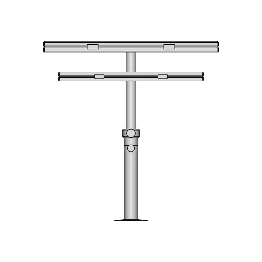 Telescopic_Table_700_800 | 3D Engineering Design File_90_0_degree_snapshot