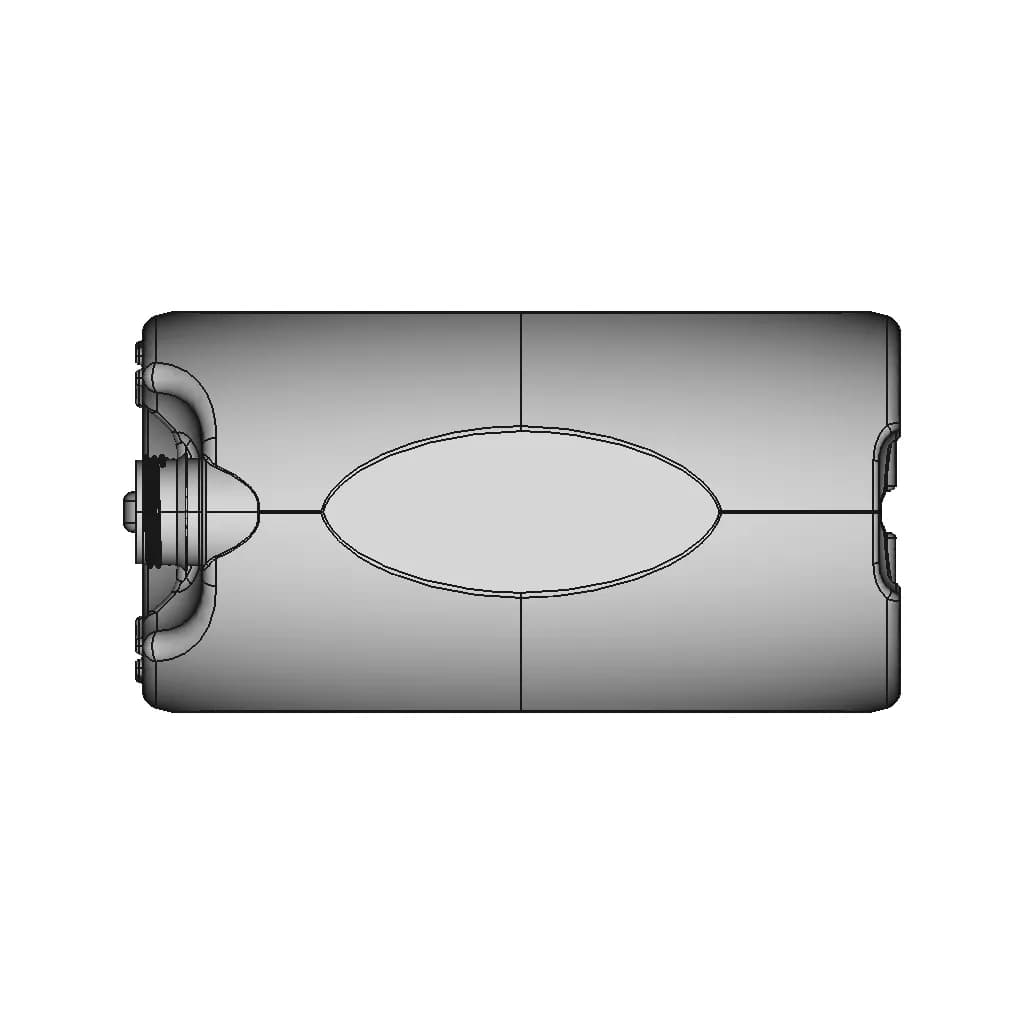 Fully Sized Bottle - Oildrum - Chemical Things Bottle - Downloadable CAD Representation_0_90_degree_snapshot