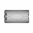 Fully Sized Bottle - Oildrum - Chemical Things Bottle - Downloadable CAD Representation_0_90_degree_snapshot