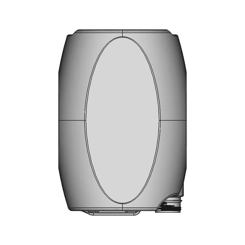 Fully Sized Bottle - Oildrum - Chemical Things Bottle - Downloadable CAD Representation_270_0_degree_snapshot