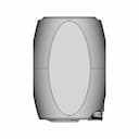 Fully Sized Bottle - Oildrum - Chemical Things Bottle - Downloadable CAD Representation_270_0_degree_snapshot