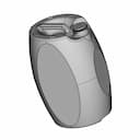 Fully Sized Bottle - Oildrum - Chemical Things Bottle - Downloadable CAD Representation_60_30_degree_snapshot