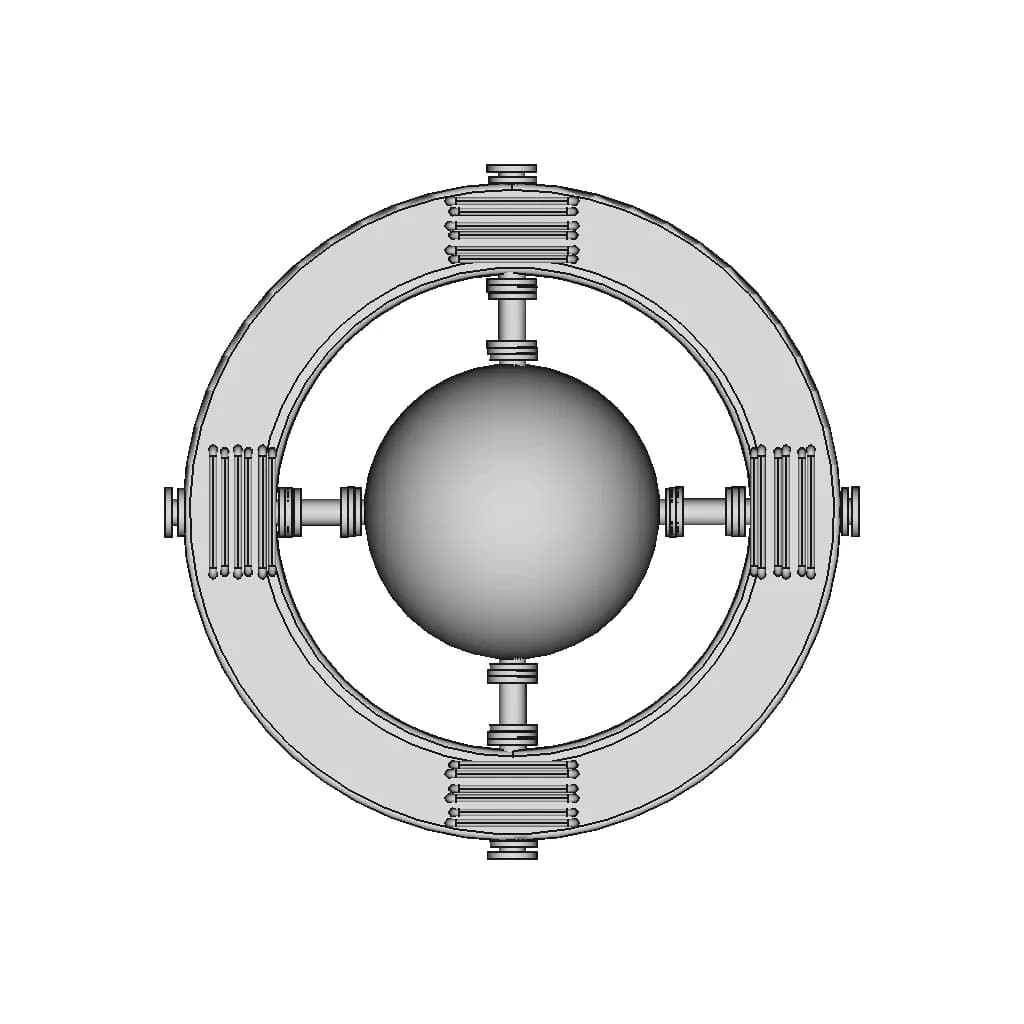 Saturn Maze Recupurator | High-Quality CAD Model_270_0_degree_snapshot