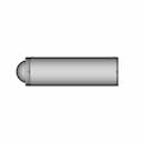 Pipe For Electronics 113Mm - Standard Mechanical Component_90_0_degree_snapshot