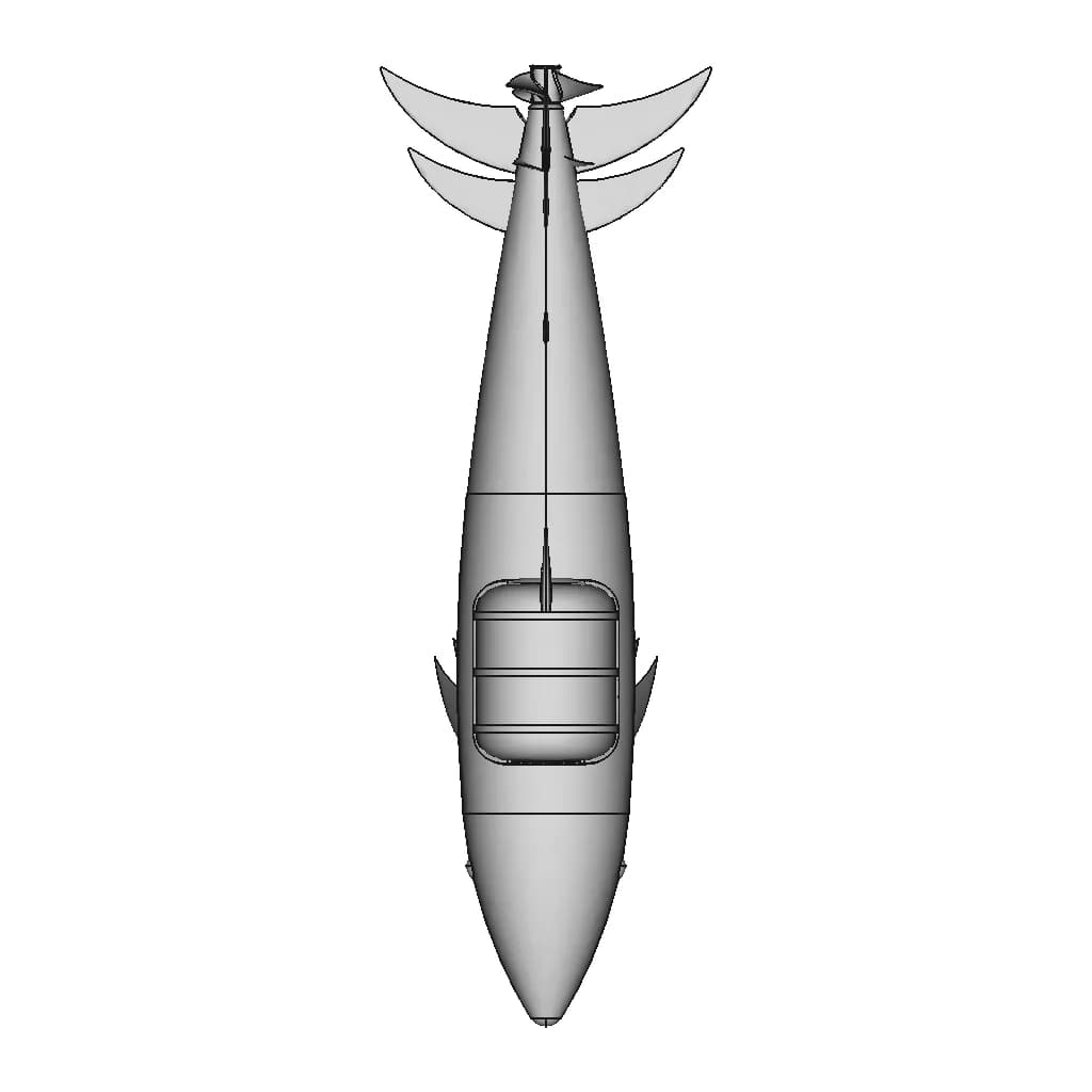 Sous Marin Tintin - Downloadable CAD Representation_270_0_degree_snapshot