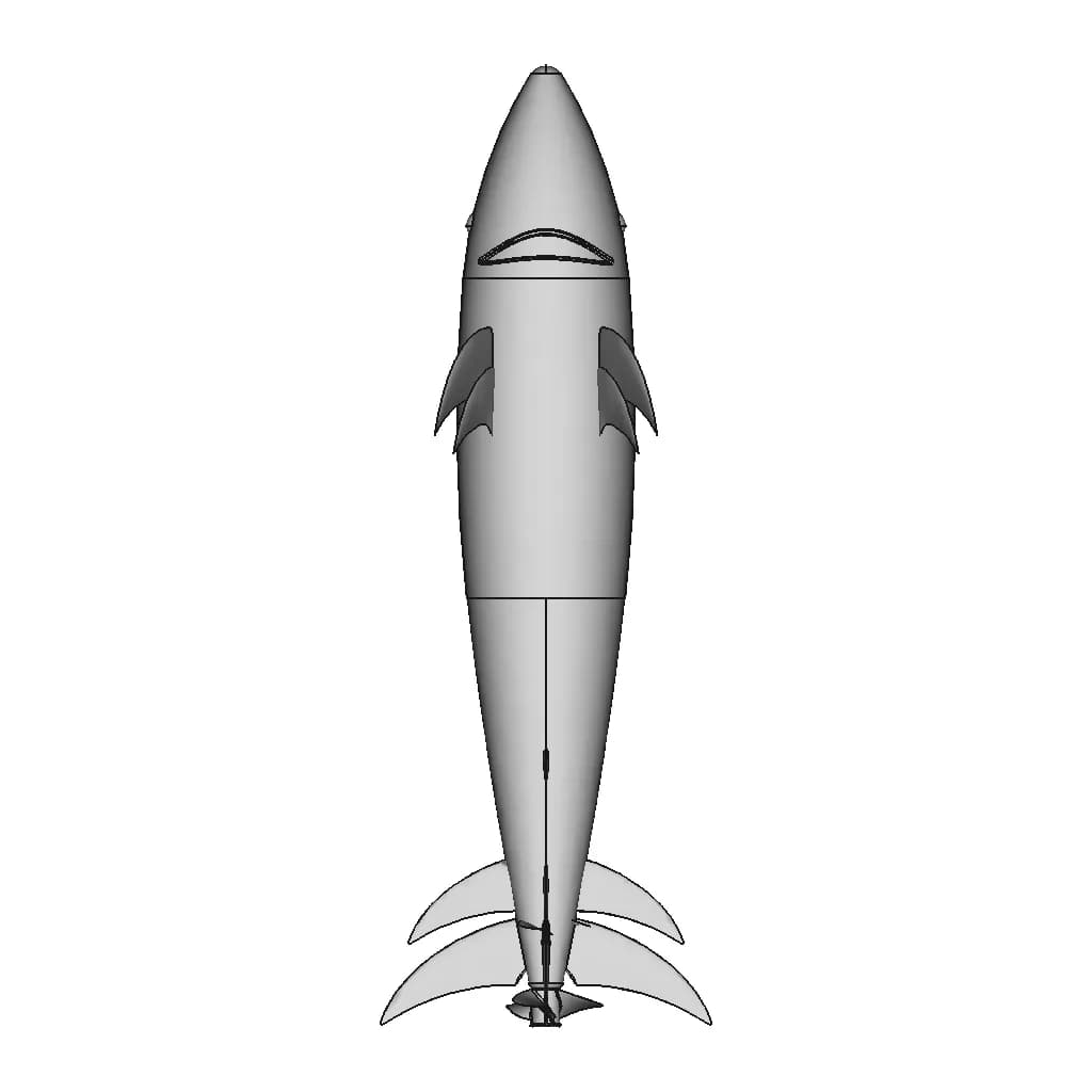 Sous Marin Tintin - Downloadable CAD Representation_90_0_degree_snapshot
