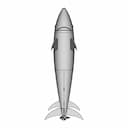 Sous Marin Tintin - Downloadable CAD Representation_90_0_degree_snapshot