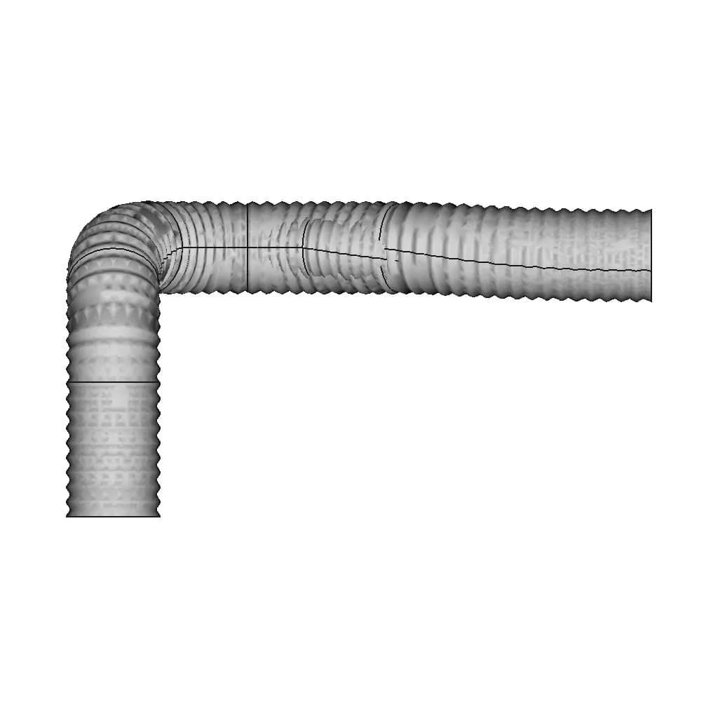 Duct/Pipe - Standard Mechanical Component_270_0_degree_snapshot