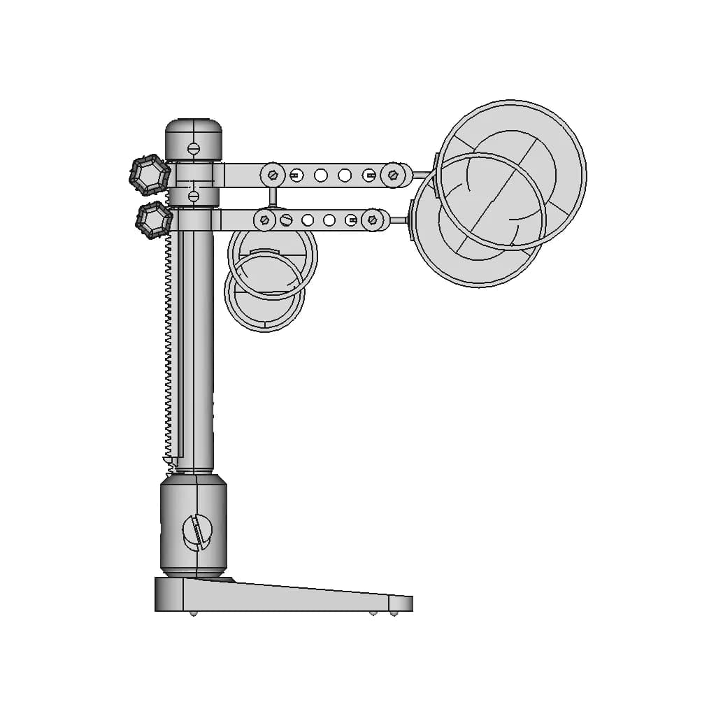 Magnifying Glass Holder | 3D Engineering Design File_90_0_degree_snapshot