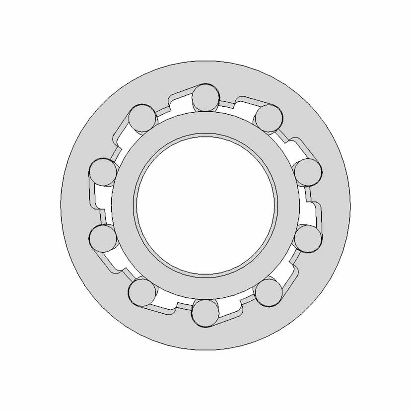 One Way Roller Bearing Clutch (Illustration) - Standard Mechanical Component