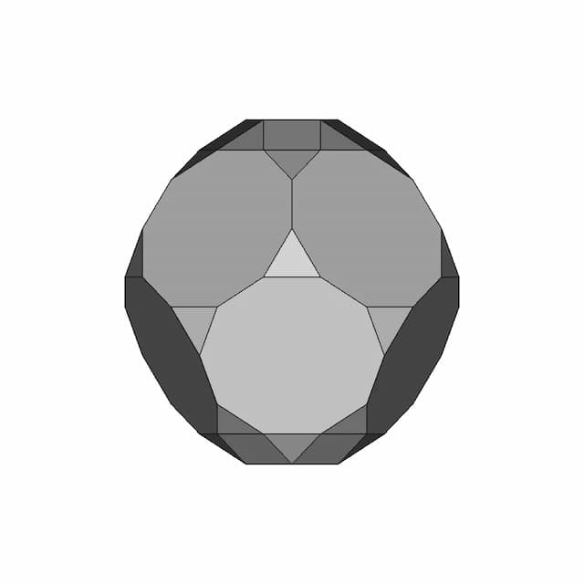 Parabiaugmented Truncated Dodecahedron | 3D Engineering Design File