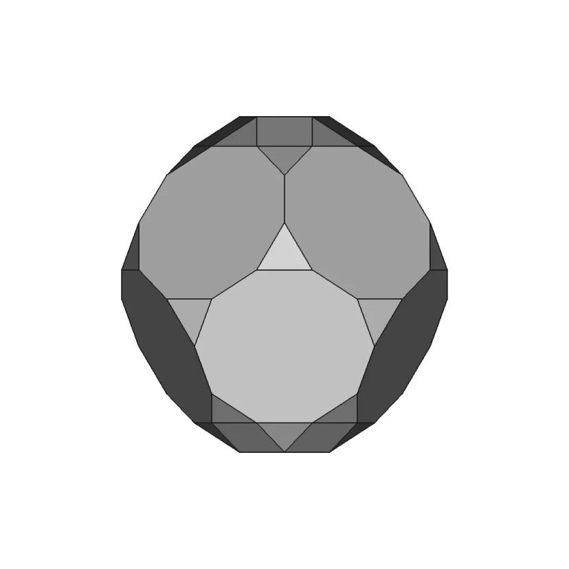 Parabiaugmented Truncated Dodecahedron | 3D Engineering Design File