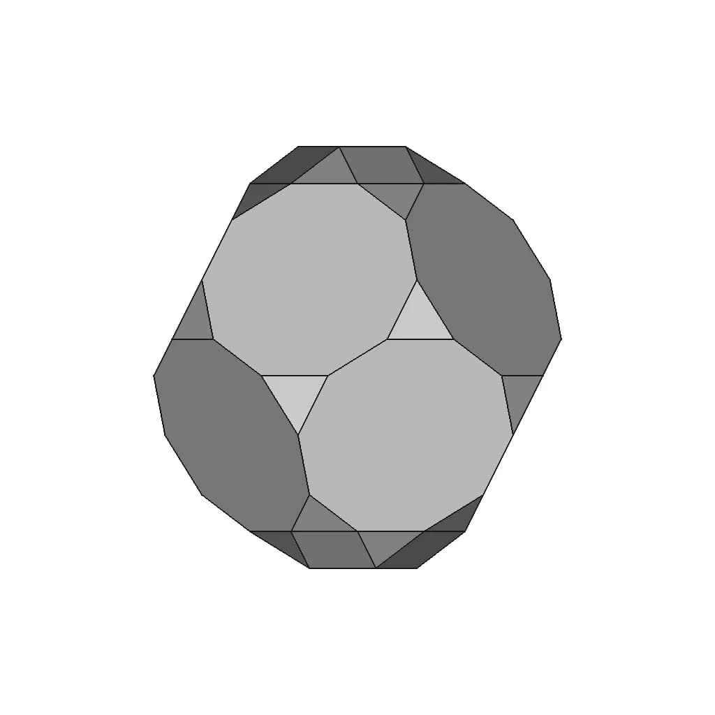 Parabiaugmented Truncated Dodecahedron | 3D Engineering Design File_0_270_degree_snapshot
