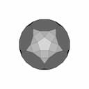 Parabiaugmented Truncated Dodecahedron | 3D Engineering Design File_90_0_degree_snapshot