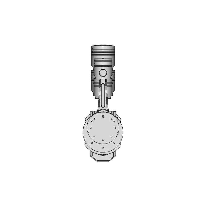 Engine(Dvigatel) | High-Quality CAD Model