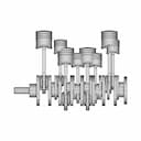Engine(Dvigatel) | High-Quality CAD Model_0_270_degree_snapshot