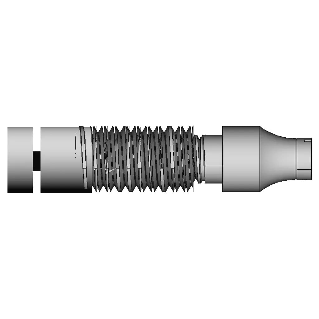 Dental Implant Abutment And Screw - Downloadable CAD Representation_0_270_degree_snapshot