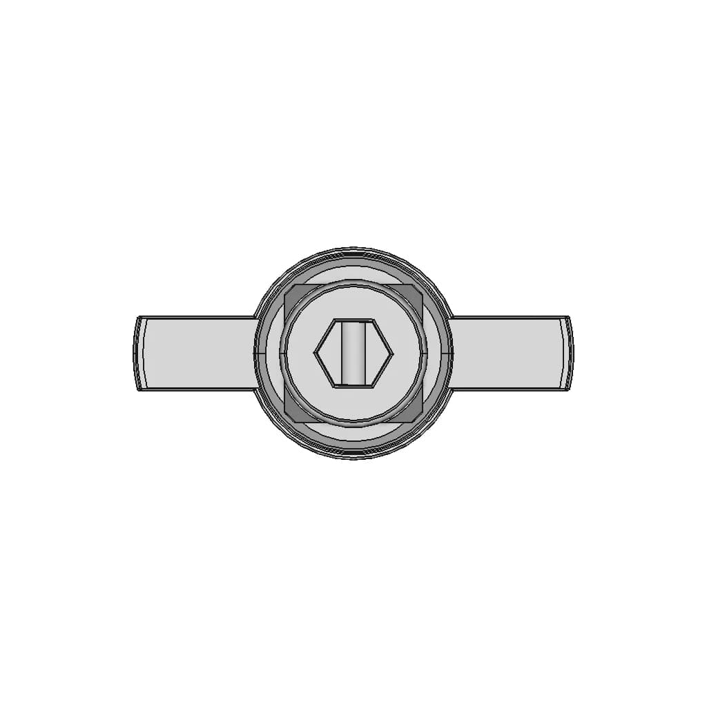 Martelo Da Chave De Impacto Com Adaptador De Bits 1/4" - Downloadable CAD Representation_0_270_degree_snapshot