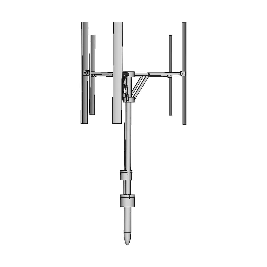 Portable Vertical Wind Turbine: Harnessing Wind Power On The Go - Standard Mechanical Component_0_0_degree_snapshot