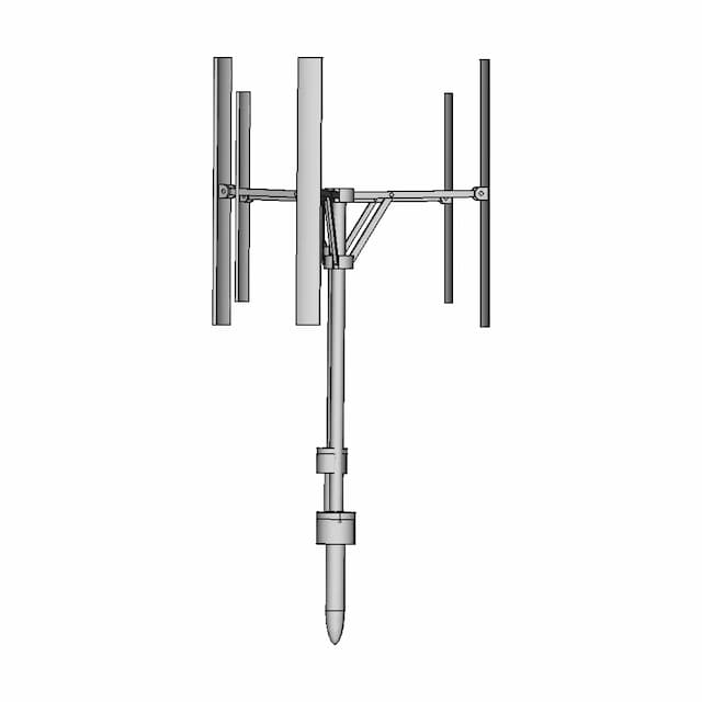 Portable Vertical Wind Turbine: Harnessing Wind Power On The Go - Standard Mechanical Component