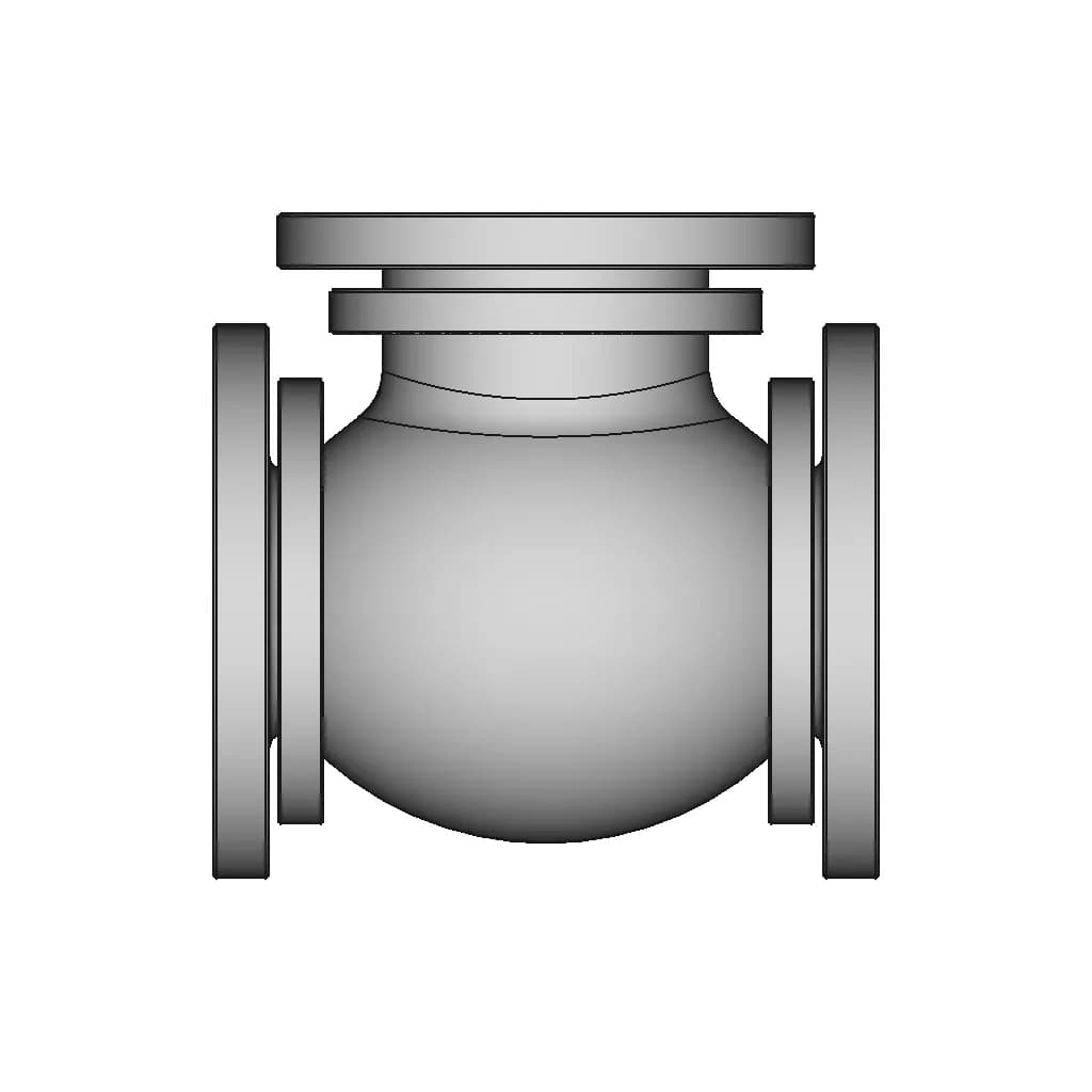 Water Flow Valve | 3D Engineering Design File_0_0_degree_snapshot