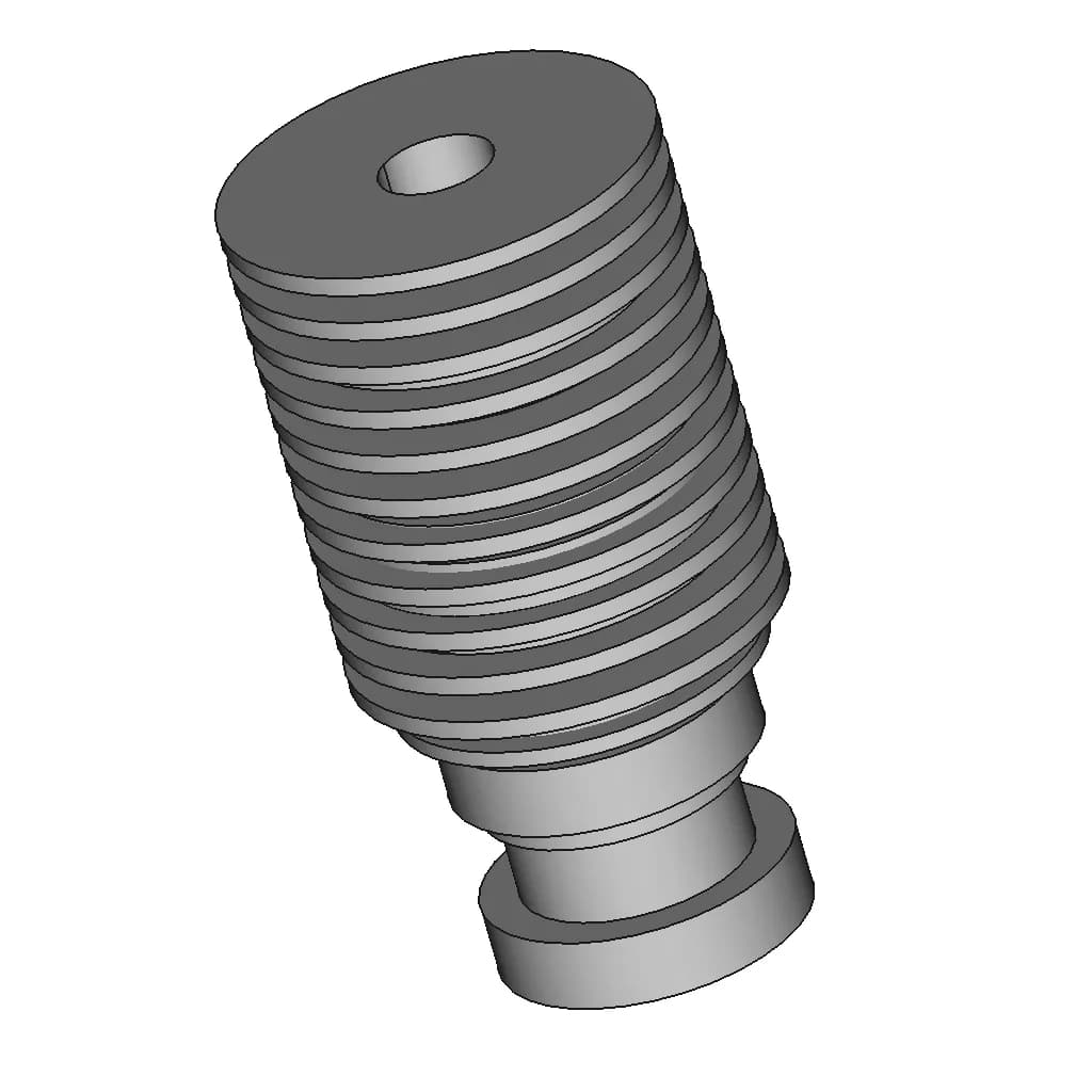 3D Printer Vulcano Hotend - Standard Mechanical Component_60_30_degree_snapshot