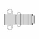 Snap Hook | High-Quality CAD Model_90_0_degree_snapshot