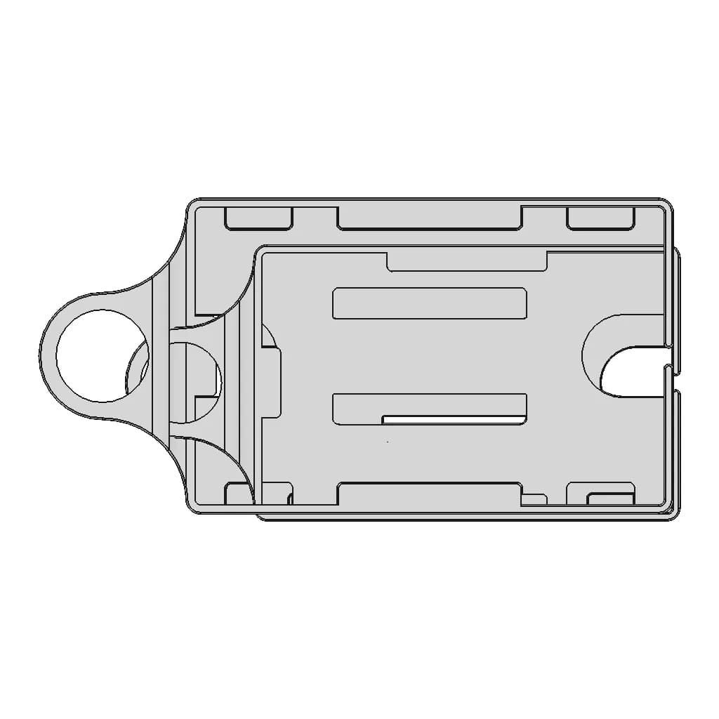 Id Card Holder - Downloadable CAD Representation_0_0_degree_snapshot