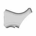 Bicycle Brake Lever Hood For Tektro R340, Tpu 3D Print | 3D Engineering Design File_90_0_degree_snapshot
