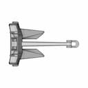 Anchor (135Kg Hhp Ac14 Jis F3301 Type-B) - Downloadable CAD Representation_0_270_degree_snapshot
