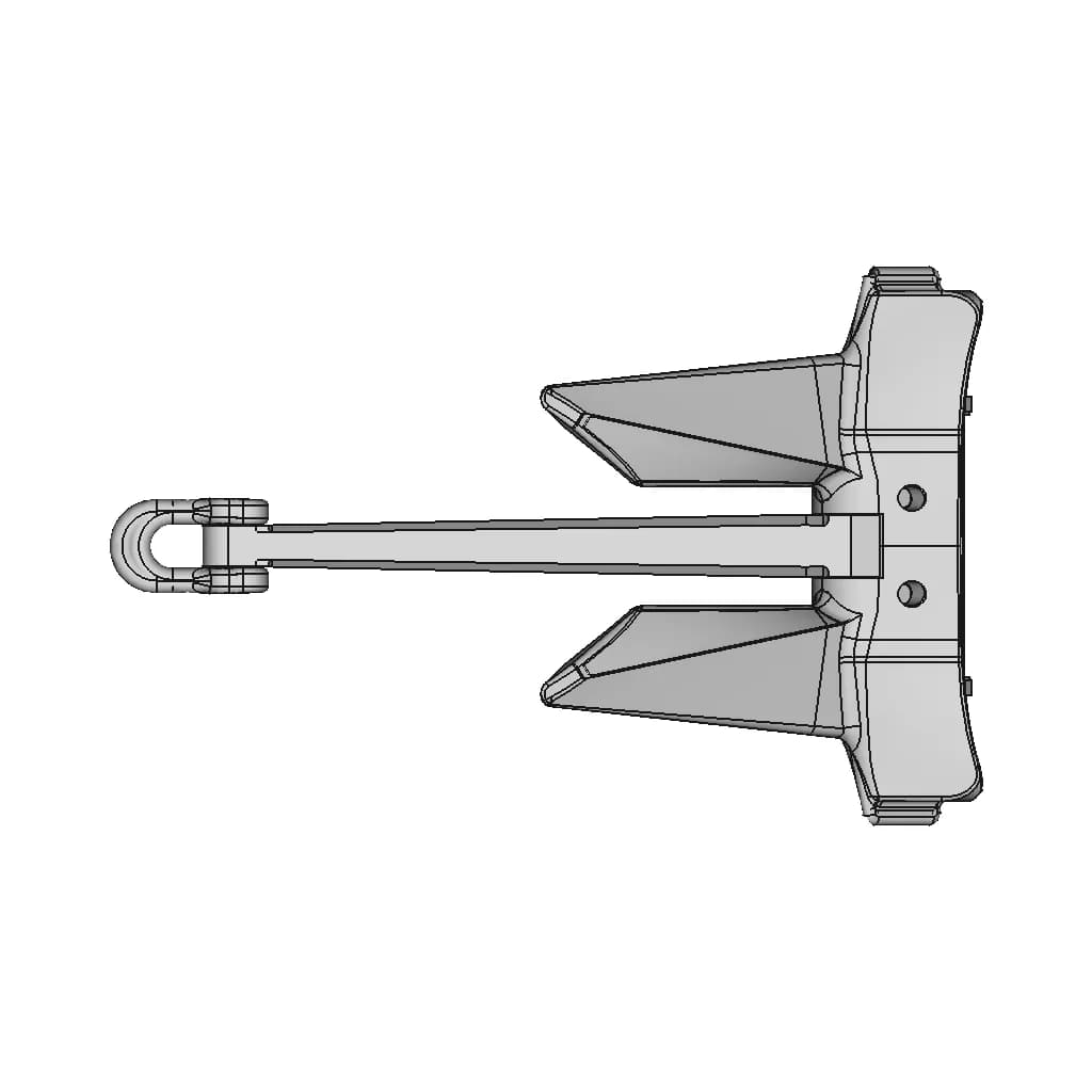 Anchor (135Kg Hhp Ac14 Jis F3301 Type-B) - Downloadable CAD Representation_0_90_degree_snapshot