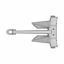 Anchor (135Kg Hhp Ac14 Jis F3301 Type-B) - Downloadable CAD Representation_0_90_degree_snapshot