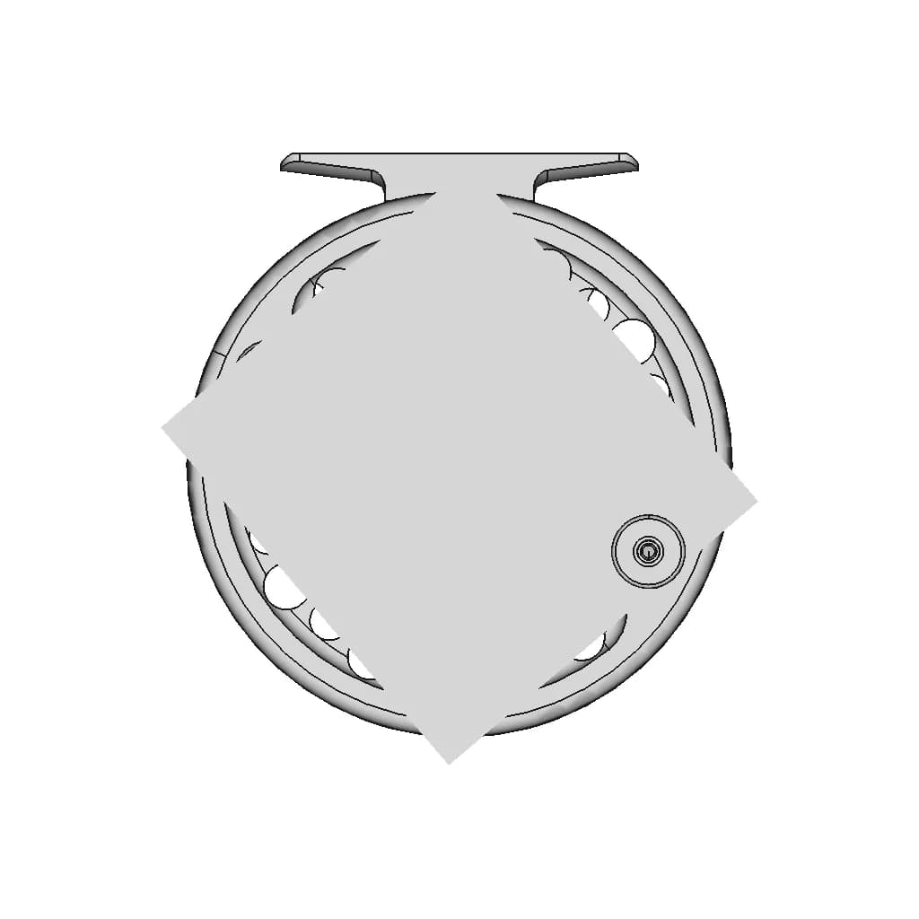 Size 9 Fly Reel - Standard Mechanical Component_270_0_degree_snapshot