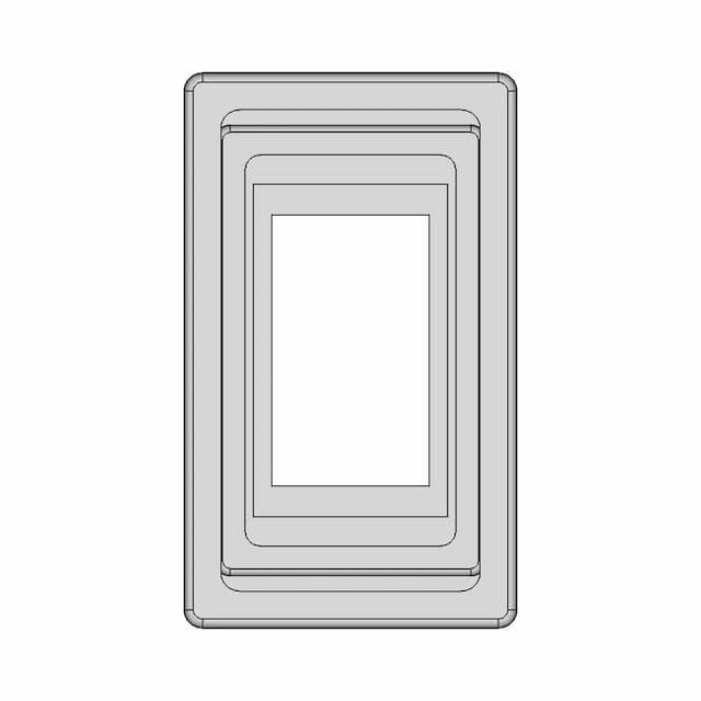 Mounting Plate Rif Switch 1 Unit - Downloadable CAD Representation