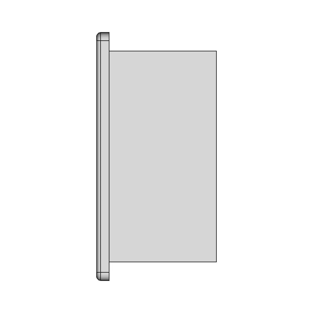 Mounting Plate Rif Switch 1 Unit - Downloadable CAD Representation_0_90_degree_snapshot