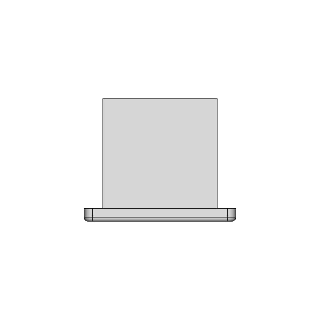 Mounting Plate Rif Switch 1 Unit - Downloadable CAD Representation_270_0_degree_snapshot