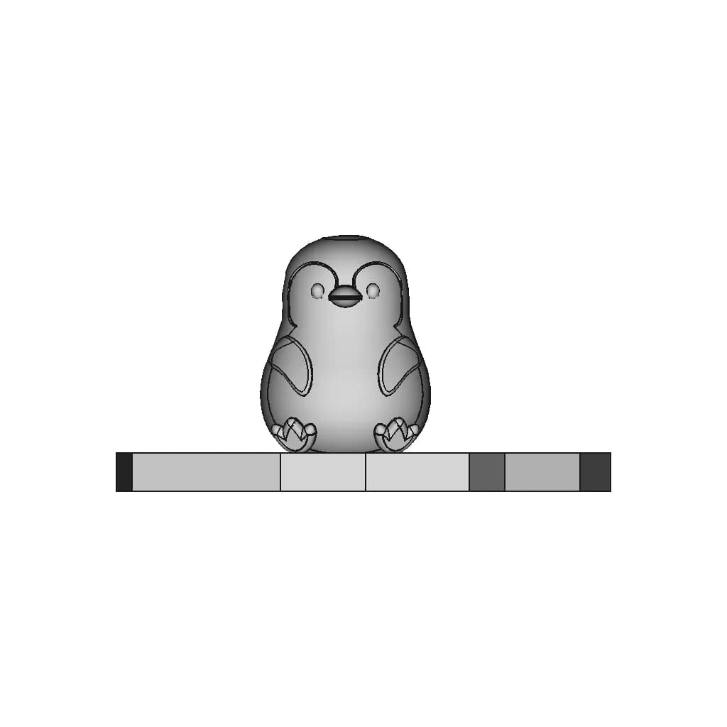 Penguin Figurine - Standard Mechanical Component_90_0_degree_snapshot