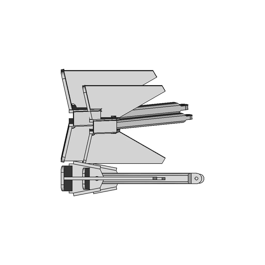 Marine Anchor 100 Kg | 3D Engineering Design File_0_270_degree_snapshot