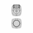 Marine Navigations Light All Round - Downloadable CAD Representation_0_0_degree_snapshot