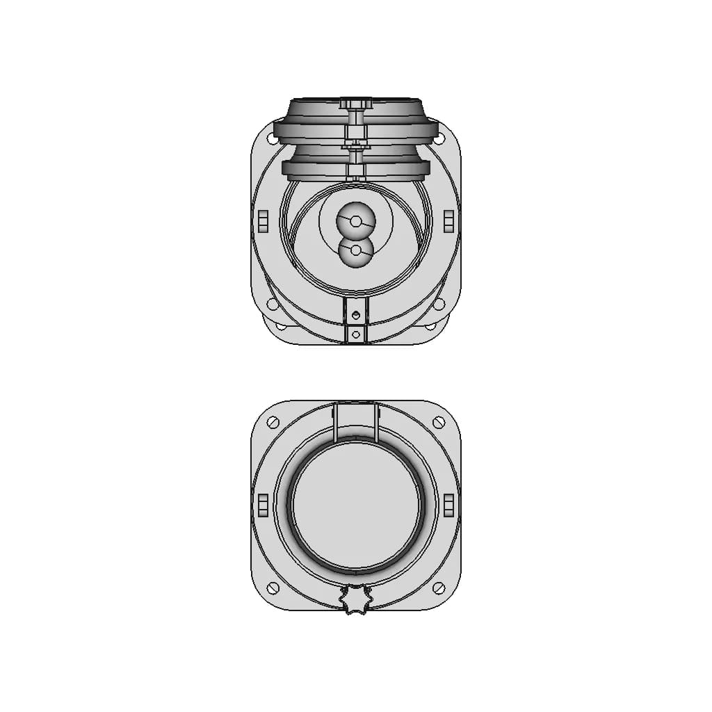 Marine Navigations Light All Round - Downloadable CAD Representation_0_0_degree_snapshot