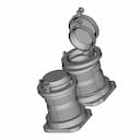 Marine Navigations Light All Round - Downloadable CAD Representation_60_30_degree_snapshot