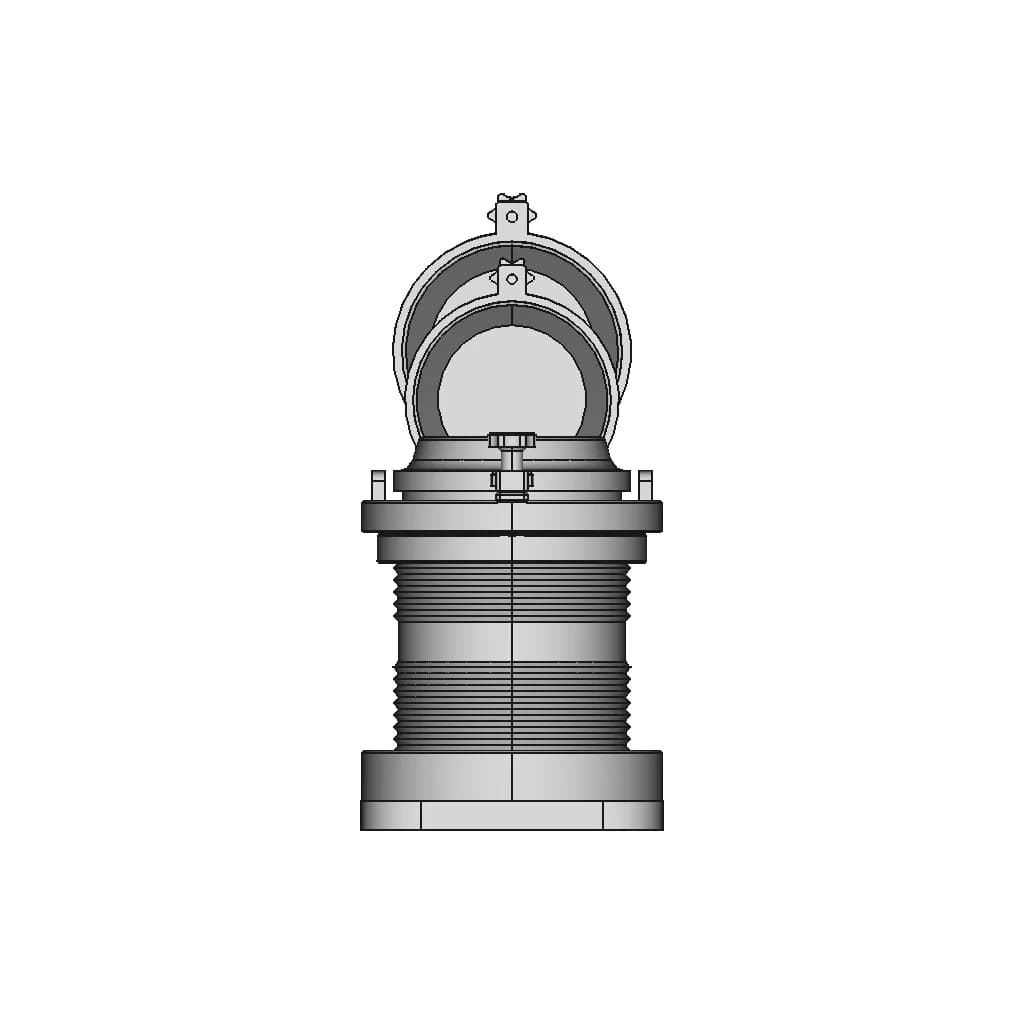 Marine Navigations Light All Round - Downloadable CAD Representation_90_0_degree_snapshot
