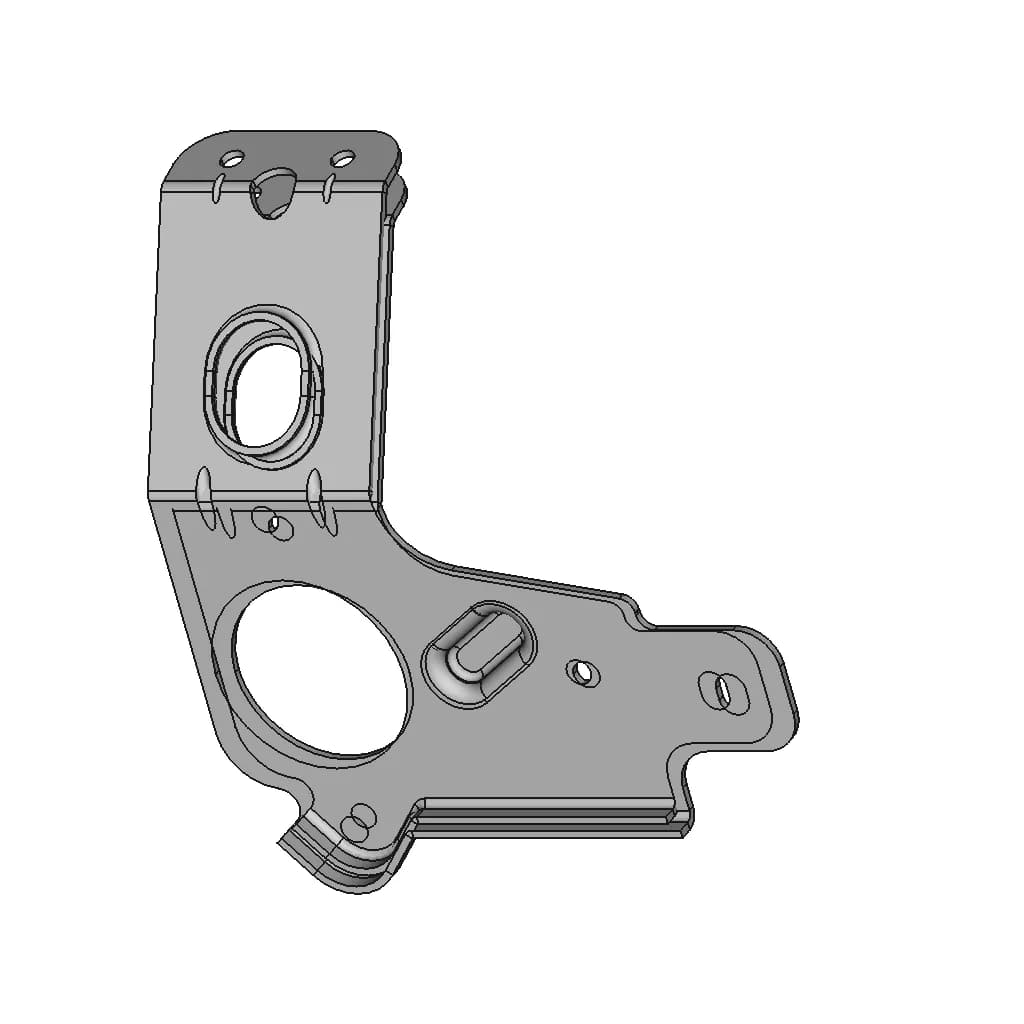 Advance_Sheetmetal_Part | 3D Engineering Design File_60_30_degree_snapshot